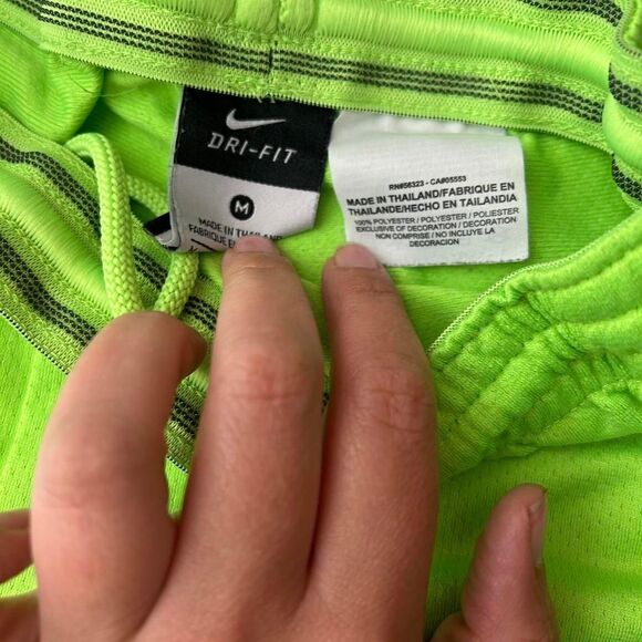 Vintage Y2K Nike Running Shorts – Bright Neon Green & Blue medium - Picture 7 of 8